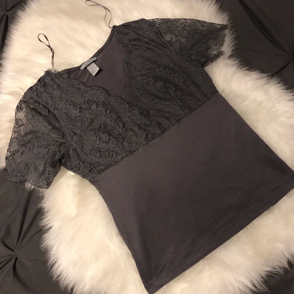 H&M Half Lace Top